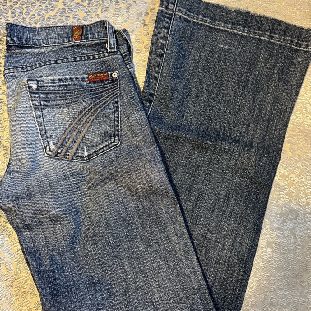 Seven Blue Denim Jeans